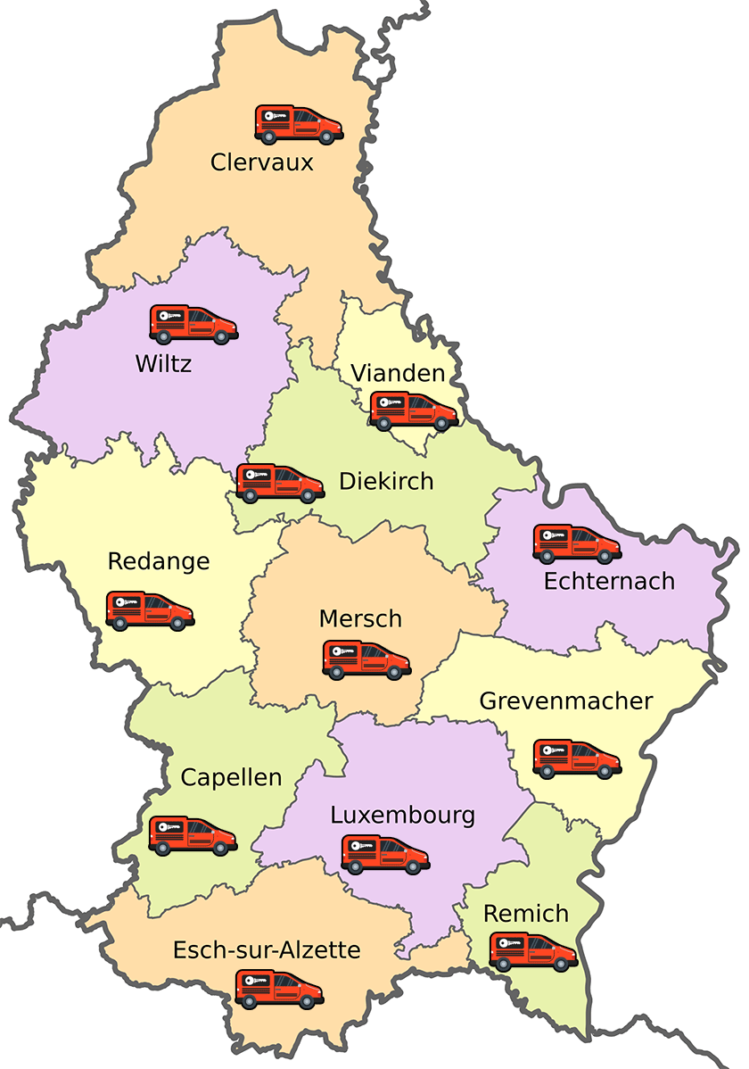 Dépannage de volets roulants partout au Luxembourg